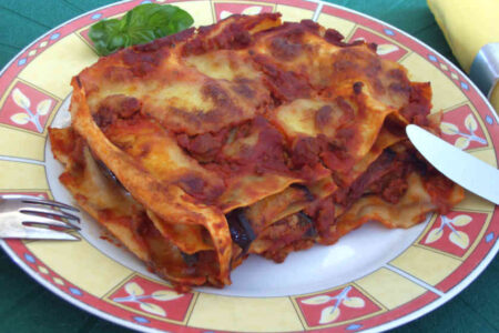 Lasagne mit Auberginen