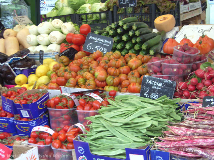 Gemüsemarkt in Meran