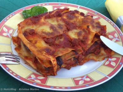 Lasagne mit Auberginen