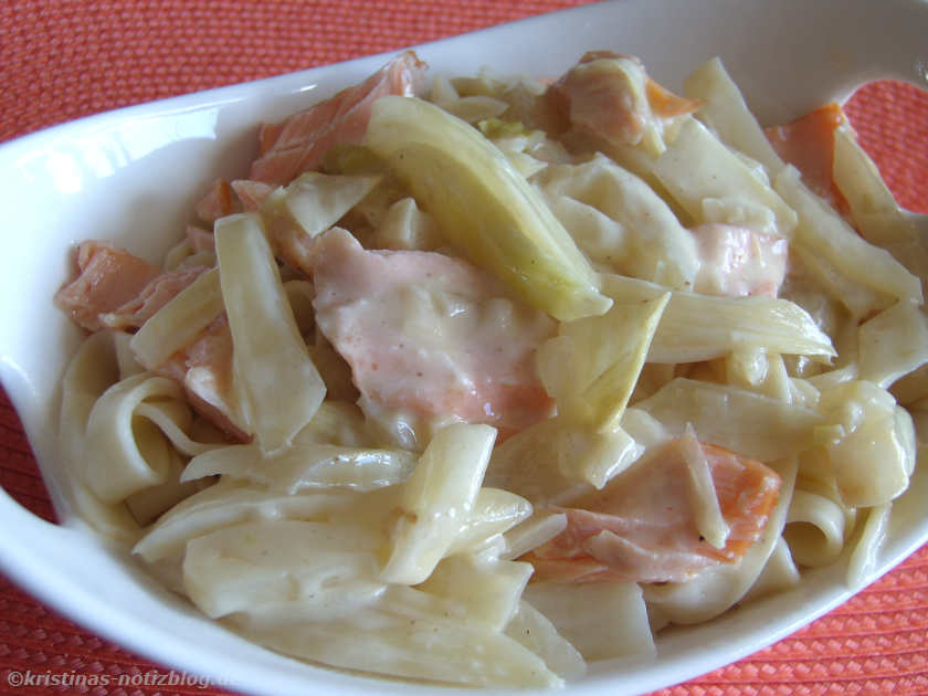 Fenchel mit Lachs