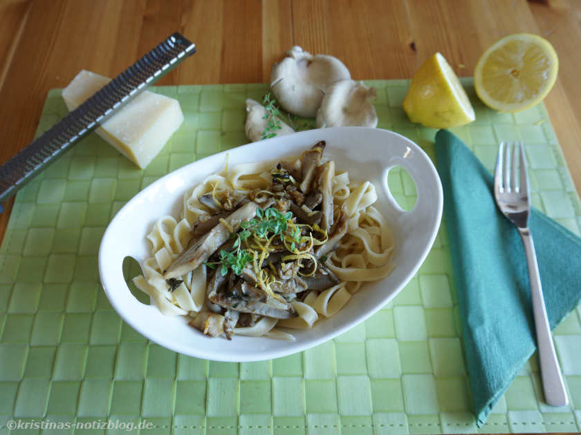 Pasta mit Austernpilzen