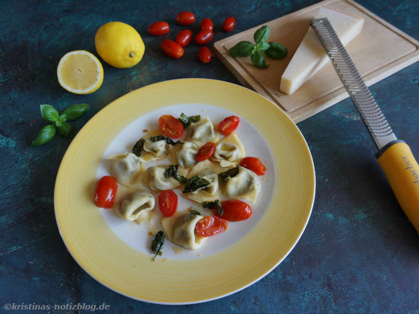 Tortellini mit Pilzfüllung